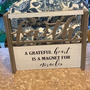 IMPRESSIVE WORDS ON A WOOD BASE PICTURE